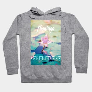 Flamingo Lotus Flower Hoodie